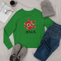 Eye Love Jesus Crewneck Pullover Sweatshirt