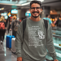 Lord's Prayer Crewneck Sweatshirt - White
