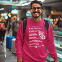 Lord's Prayer Crewneck Sweatshirt - White