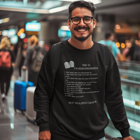 The 10 Commandments Crewneck Sweatshirt - White