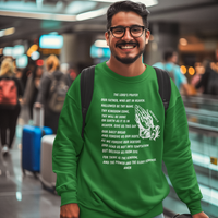 Lord's Prayer Crewneck Sweatshirt - White
