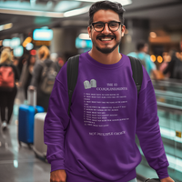 The 10 Commandments Crewneck Sweatshirt - White