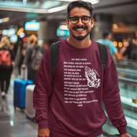 Lord's Prayer Crewneck Sweatshirt - White