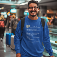 The 10 Commandments Crewneck Sweatshirt - White