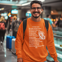 Lord's Prayer Crewneck Sweatshirt - White