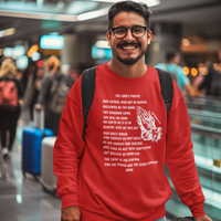 Lord's Prayer Crewneck Sweatshirt - White