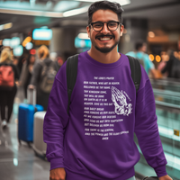 Lord's Prayer Crewneck Sweatshirt - White