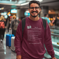 The 10 Commandments Crewneck Sweatshirt - White