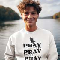 Pray On Crewneck Sweatshirt
