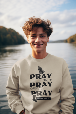 Pray On Crewneck Sweatshirt