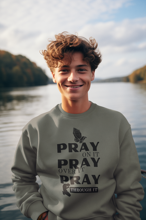 Pray On Crewneck Sweatshirt