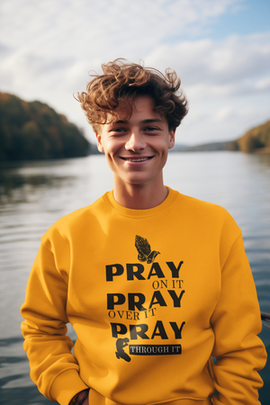 Pray On Crewneck Sweatshirt