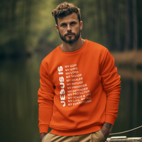 Jesus Is Crewneck Sweatshirt - White