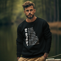 Jesus Is Crewneck Sweatshirt - White