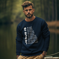 Jesus Is Crewneck Sweatshirt - White