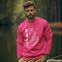 Jesus Is Crewneck Sweatshirt - White