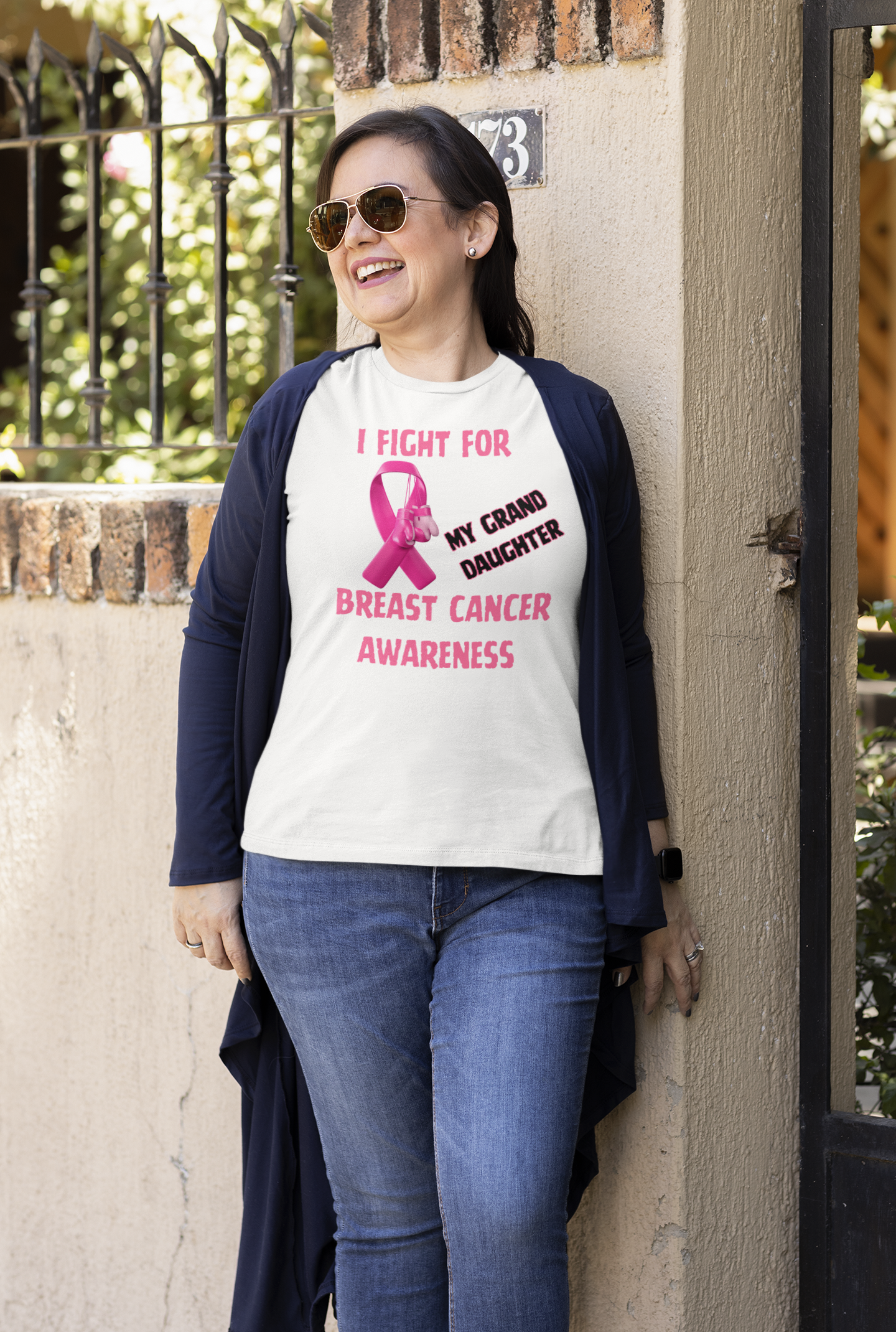 I Fight For Grand Daughter Long Sleeve Shirt