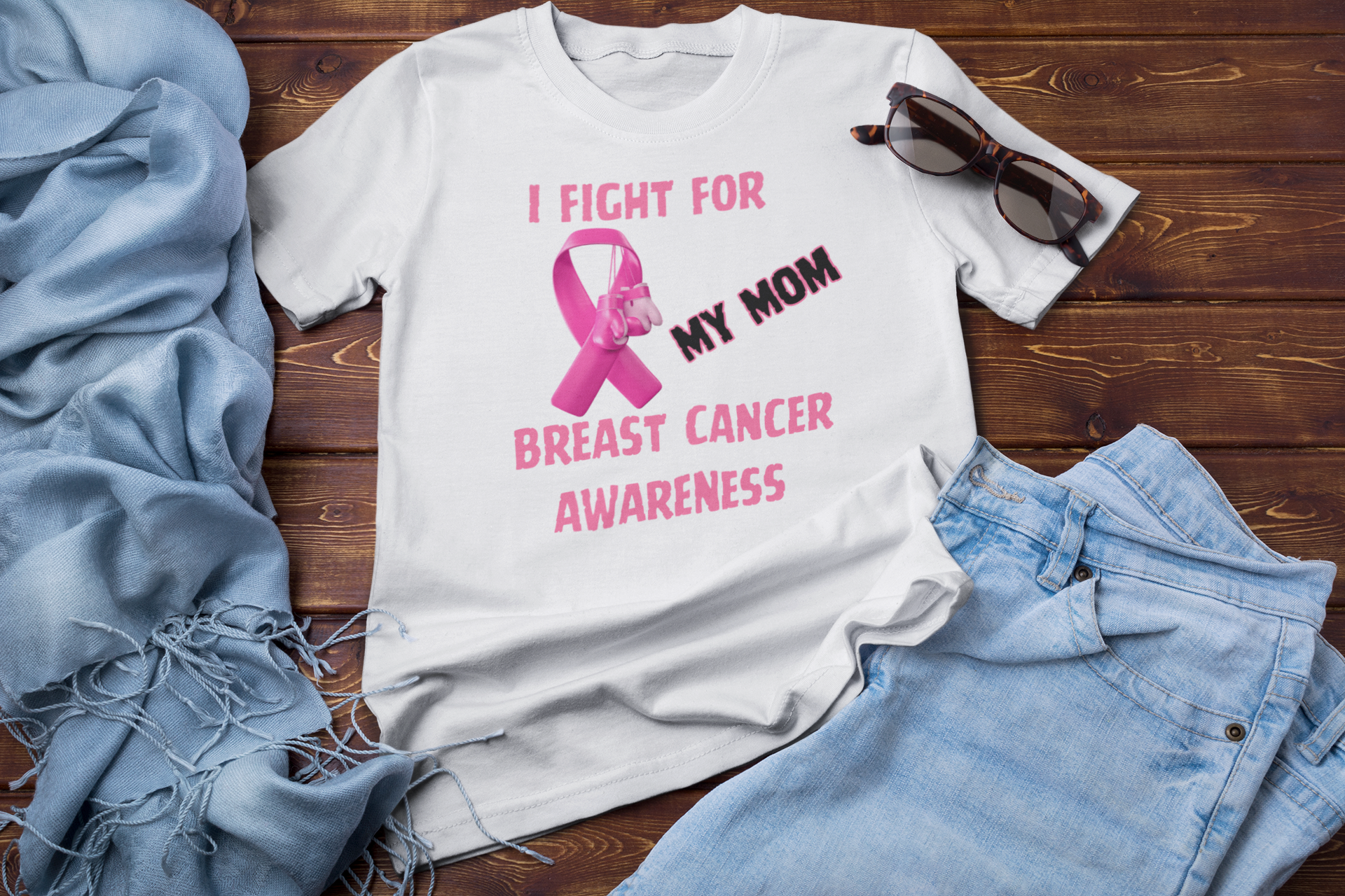 I Fight For Mom Short Sleeve Shirt