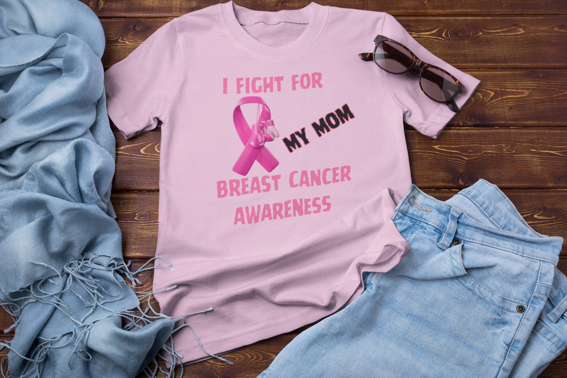 I Fight For Mom Short Sleeve Shirt
