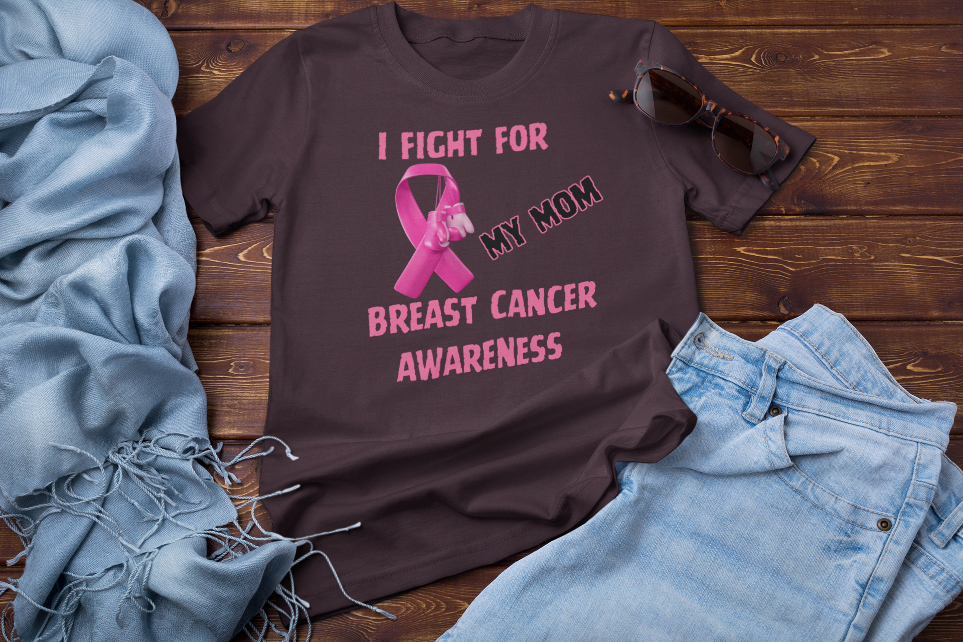 I Fight For Mom Short Sleeve Shirt