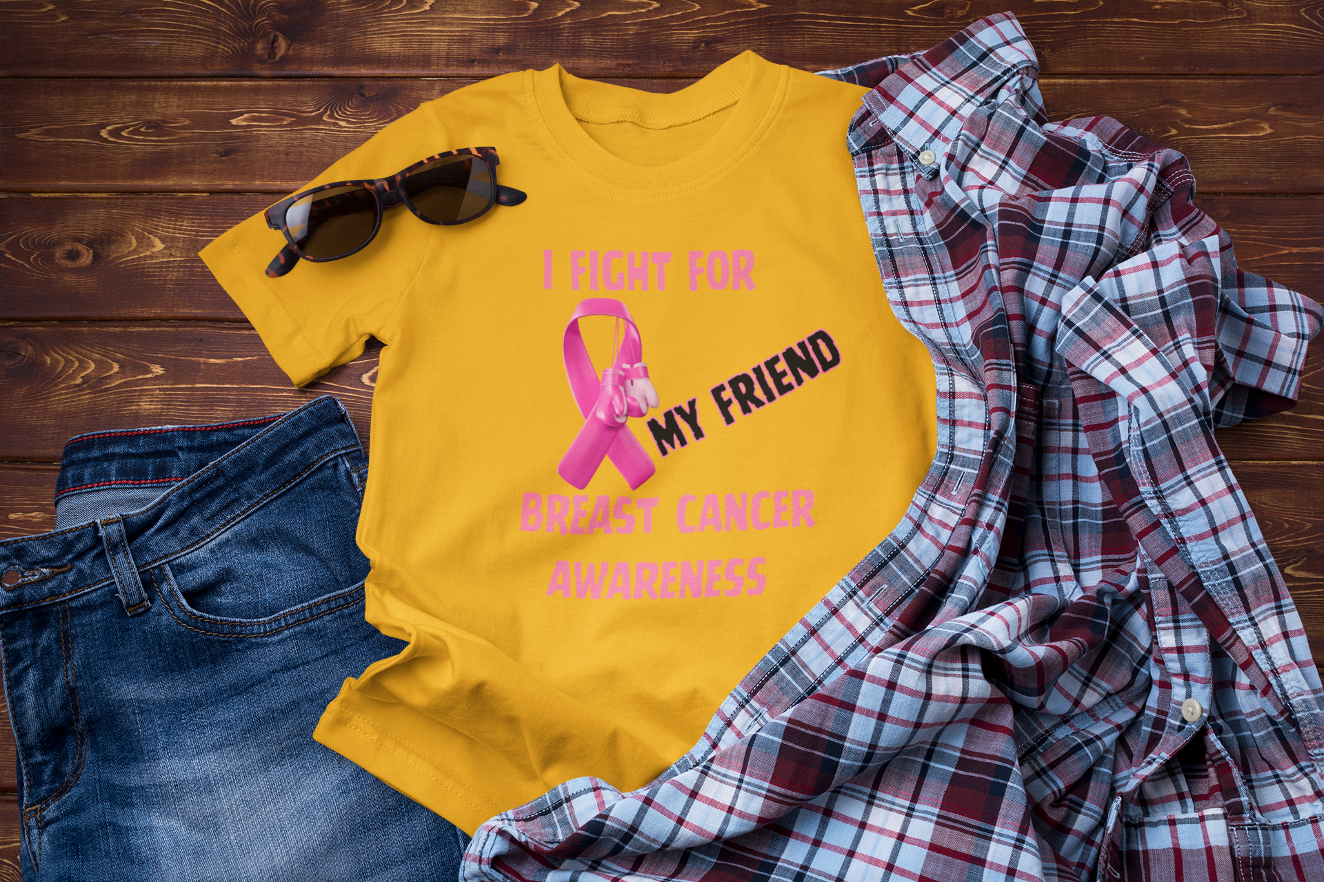 I Fight For Friend Short Sleeve Shirt