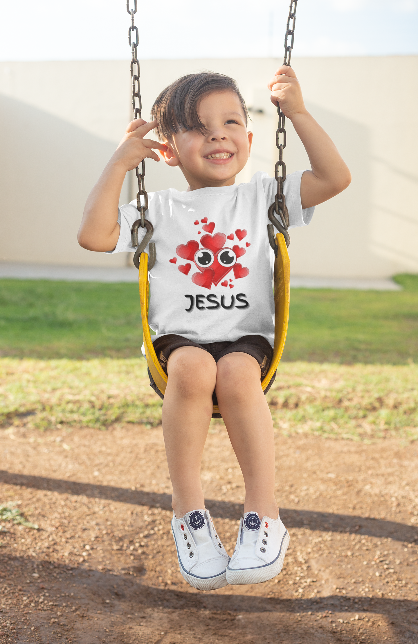 Eye Love Jesus Toddler Short Sleeve