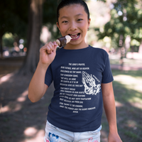 Lord's Prayer Youth Short Sleeve - White