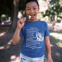 Lord's Prayer Youth Short Sleeve - White