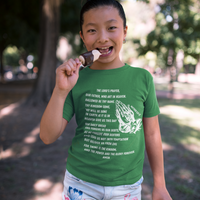 Lord's Prayer Youth Short Sleeve - White