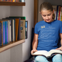 The 10 Commandments Youth Short Sleeve - White