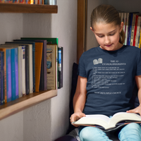 The 10 Commandments Youth Short Sleeve - White