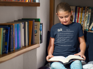 The 10 Commandments Youth Short Sleeve - White