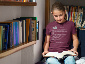 The 10 Commandments Youth Short Sleeve - White