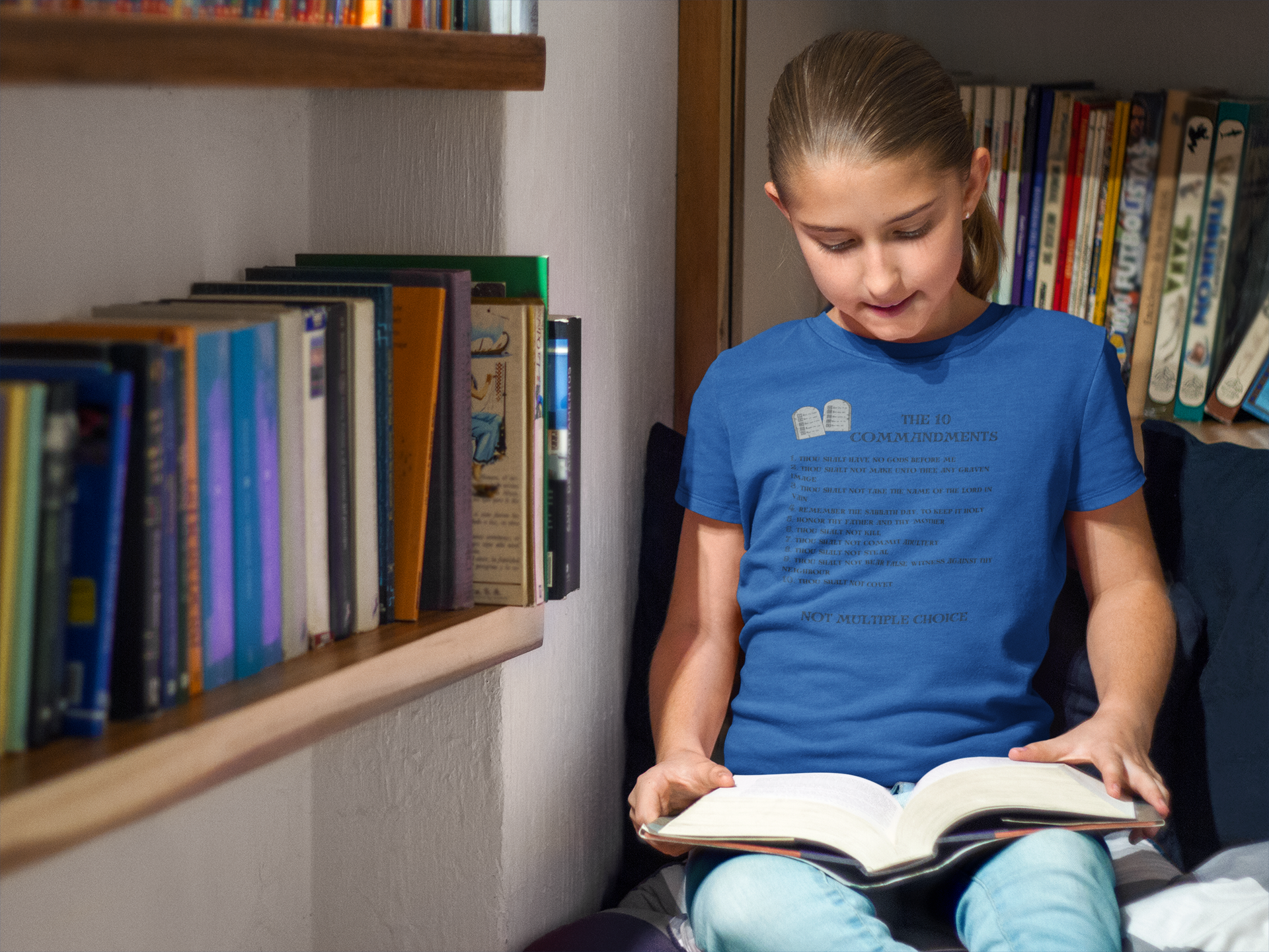 The 10 Commandments Youth Short Sleeve - Black