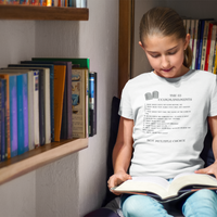 The 10 Commandments Youth Short Sleeve - Black