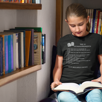 The 10 Commandments Youth Short Sleeve - White