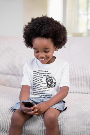 Lord's Prayer Toddler Short Sleeve - Black