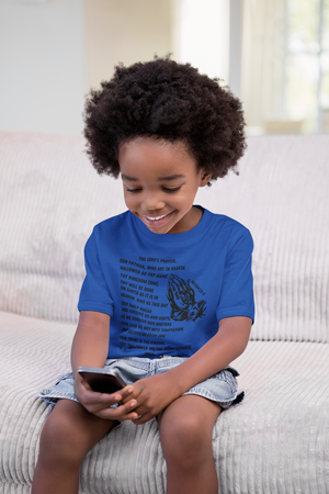 Lord's Prayer Toddler Short Sleeve - Black