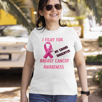 I Fight For Grand Daughter Short Sleeve Shirt