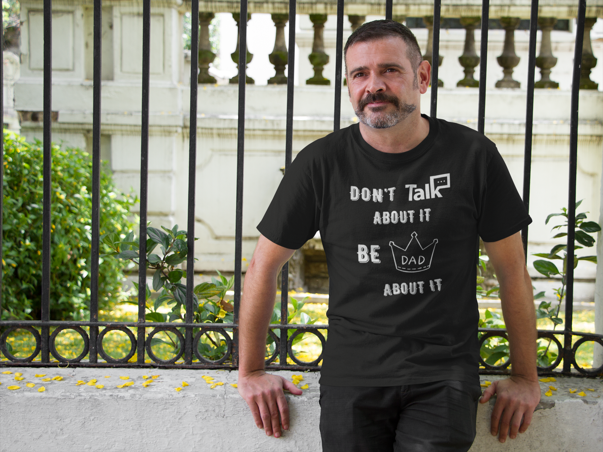 Don't Talk About It - Dad Short Sleeve Shirt