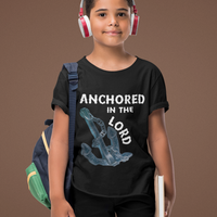 Anchored in the Lord Youth Short Sleeve - White