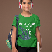 Anchored in the Lord Youth Short Sleeve - White