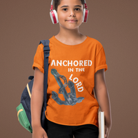 Anchored in the Lord Youth Short Sleeve - White