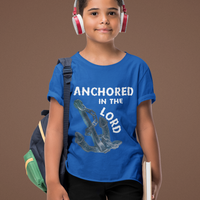 Anchored in the Lord Youth Short Sleeve - White