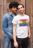 Load image into Gallery viewer, Love is Love Paint Short Sleeve Shirt