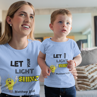 Let Your Light Shine Toddler Short Sleeve