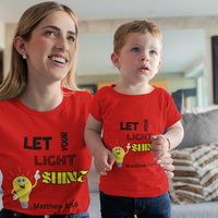 Let Your Light Shine Toddler Short Sleeve