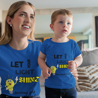 Let Your Light Shine Toddler Short Sleeve
