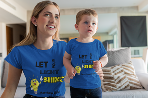 Let Your Light Shine Toddler Short Sleeve