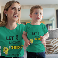 Let Your Light Shine Toddler Short Sleeve